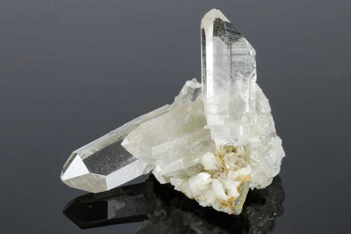 Quartz and Adularia Crystal Association - Norway #177359